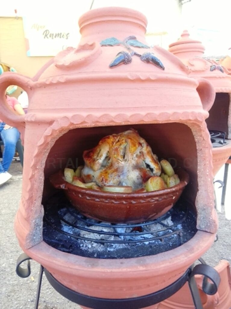 Horno barbacoa de barro refractario