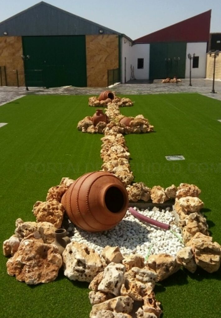 Tinajas de barro para jardinería